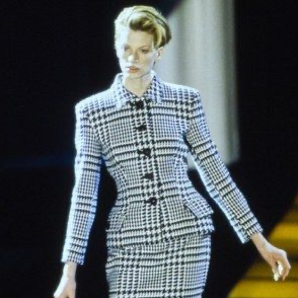 Gianni Versace Houndstooth Blazer
